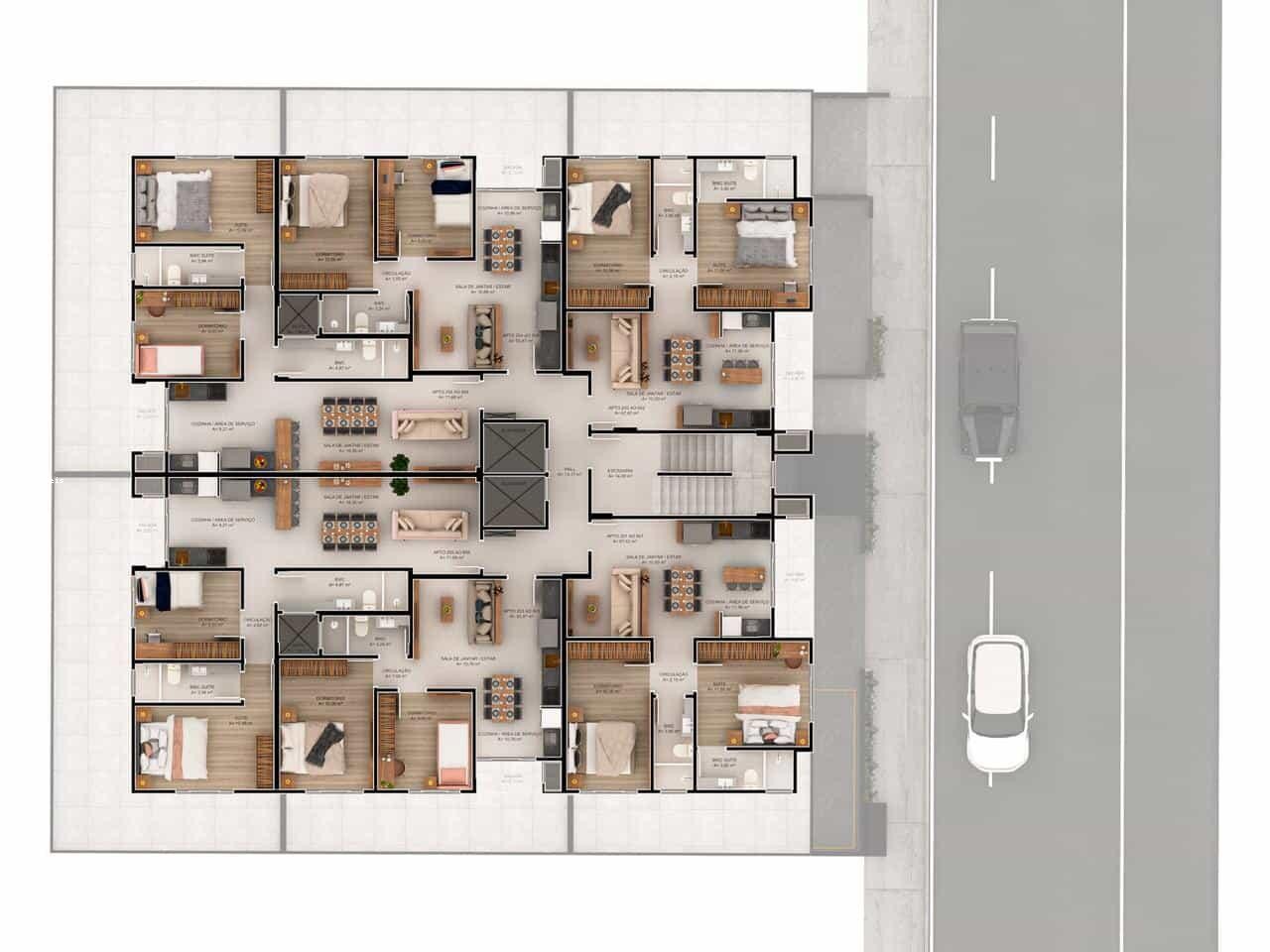 Apartamento, 2 quartos, 55 m² - Foto 16